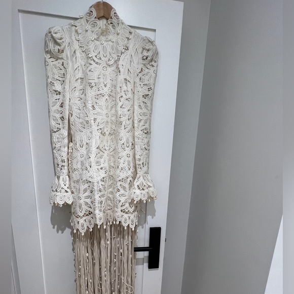 Zimmerman Wavelength Fringed Seashell Gown - Picture 3 of 5